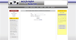 Desktop Screenshot of accordion-search.com